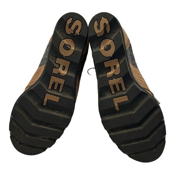 Sorel Lexie Wedge Boots Tobacco Brown Winter Waterproof Size 11 - Picture 6 of 12